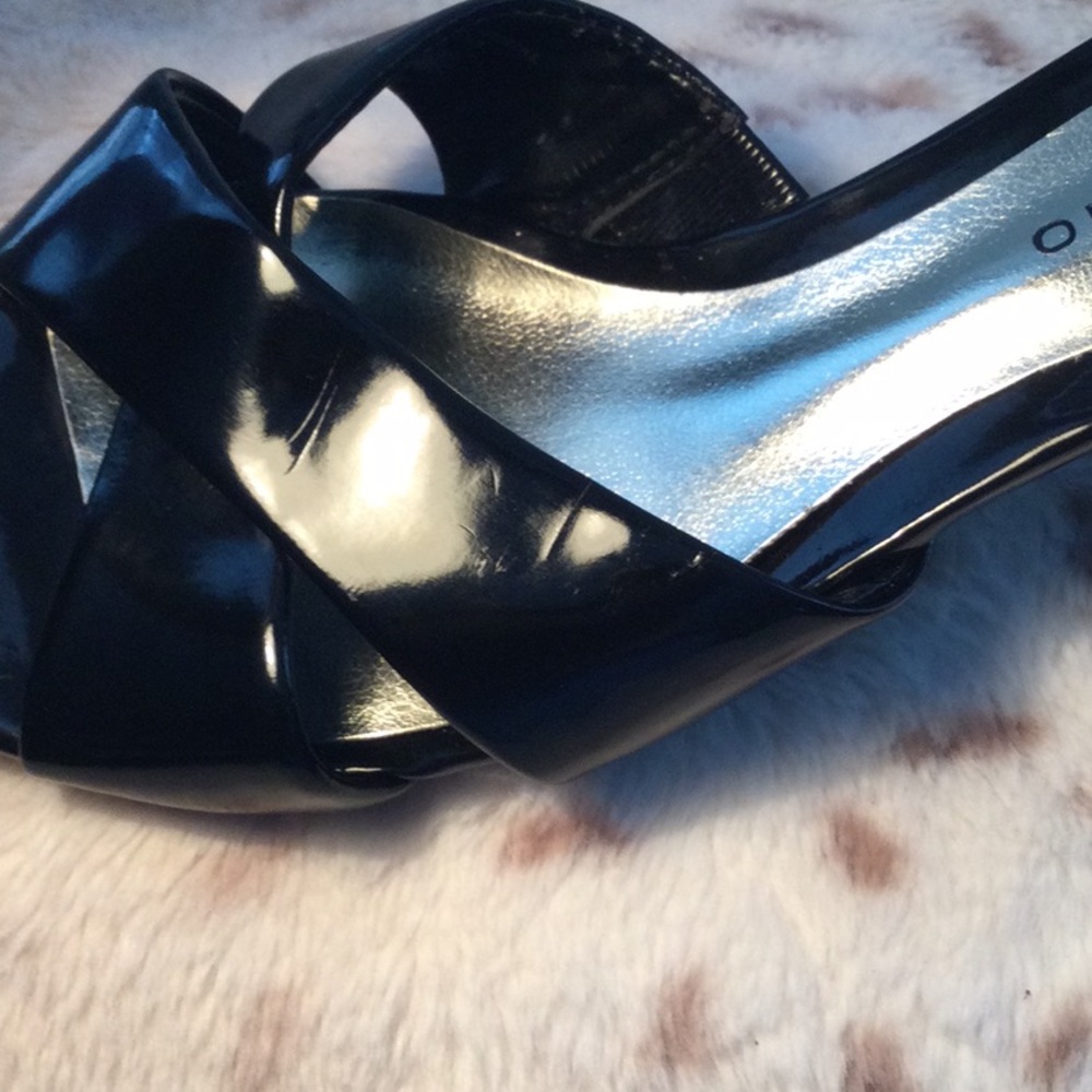 Oui Jew Uue Black Sandals - Picture 8 of 10